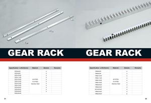 Engranaje de cremallera Puerta de apertura automática Estante de engranaje Ampliamente utilizado Operador de puerta corredera Estante de engranaje para puerta corredera - Product Image 6