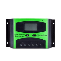 Contrôleur de charge solaire PWM à dissipation thermique naturelle 10A~40A, éclairage 12V/24V, reconnaissance automatique, écran LCD, 4000W max PV