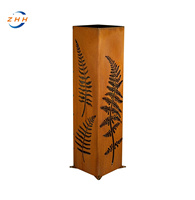 Haute qualité couleur rouillée arbre Design paysage lampe décorative extérieur jardin pelouse lumières