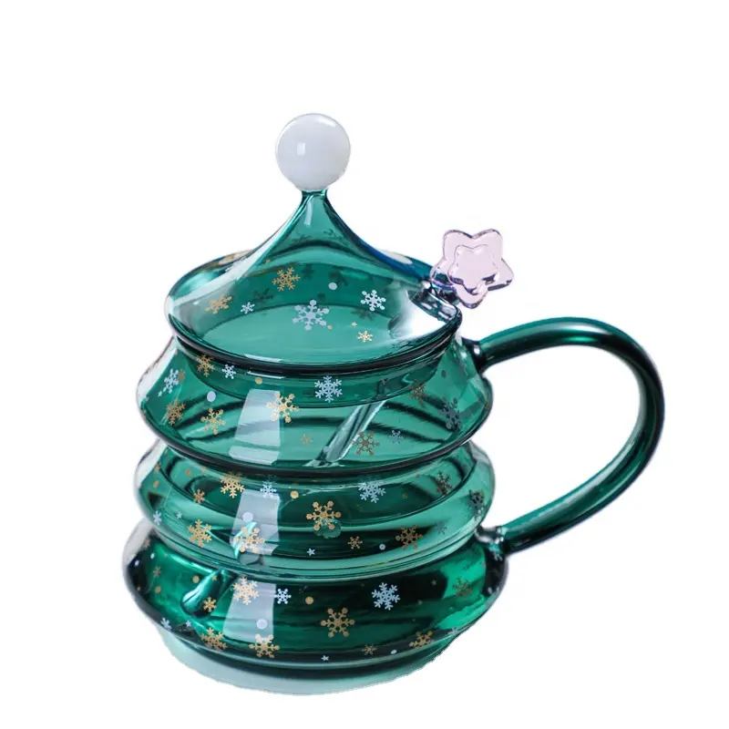 Groene Kleur Hot Selling Kerstboom Koffie Pot Thee Pot Melk Pot