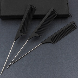 Peines de pelo de carbono personalizados de compras en línea más vendidos para tienda de salón - Product Image 4
