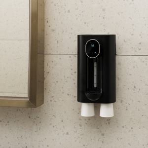 Distributeur automatique de bain de bouche mural OEM personnalisé de 540 ml avec écran LED et porte-gobelets magnétique pour salle de bain - Product Image 6