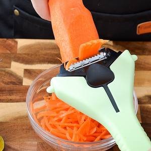 قطاعة مطبخ يدوية من الفولاذ المقاوم للصدأ 3 في 1 ، أدوات بلاستيكية مثلثة متنوعة - Product Image 2