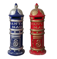 Productos de Decoración Navideña Comerciales, Adornos Grandes, Figuras, Juguetes, Regalos, Decoración Navideña de Lujo para Exteriores, Buzón de Papá Noel