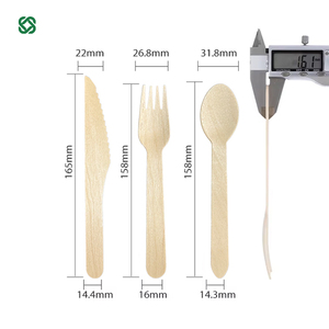 La Fábrica Vende Juegos <span class=keywords><strong>de</strong></span> <span class=keywords><strong>Cubiertos</strong></span> <span class=keywords><strong>Desechables</strong></span> <span class=keywords><strong>de</strong></span> Madera en Caja, Incluyendo Cuchillos, Tenedores y Cucharas, Adecuados para Uso en Hoteles - Product Image 4