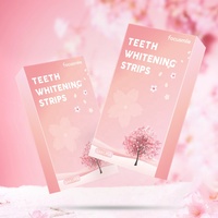 Bande de blanchiment des dents de fleur de cerisier papa Oem avec Logo personnalisé