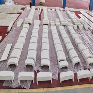 Tuiles en calcaire blanc MIYA STONE, design européen pour revêtement mural extérieur de villa - Product Image 6