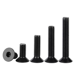 Grade 10.9/12.9 Black M2 M2.5 M3 M4 M5 M6 Din7991 Carbon Steel Allen Hexagon Bolt Hex Socket Flat Head Countersunk <b>Screw</b> - Product Image 5