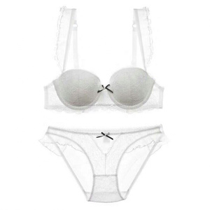Multifunzionale <span class=keywords><strong>Trasparente</strong></span> <span class=keywords><strong>Reggiseno</strong></span> di Pizzo Delle Donne <span class=keywords><strong>Imbottito</strong></span> In Pizzo Bralette Donne Sexy Matura <span class=keywords><strong>Reggiseno</strong></span> Plus Size Bras Busto Pieno - Product Image 5