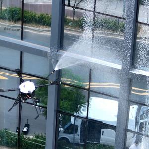 Superior High-Efficiency Autonomous <b>Washing</b> UAV with Pressure Pump for Building Facade Scrubbing - JIUSI D15R - Product Image 1