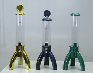 Dispensador de jugo de bebida de torre de cerveza de vino de mesa con luces LED brillantes de colores para Bar, fiesta, dispensador de cerveza de barril - Product Image 3