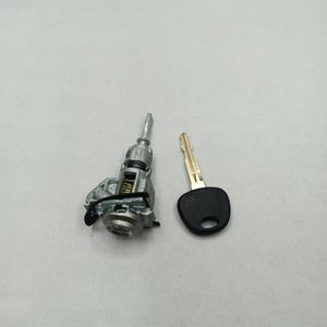 Kia K3 Door <b>Lock</b> Cylinder Cylindrical <b>Lock</b> 1 <b>Key</b> Black Plastic Copper Zinc Alloy - Product Image 1