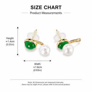 Orecchini a Perno con Gemme Staccabili, Eleganti Ornamenti per Orecchie in Stile Francese per Abbinamenti Quotidiani Femminili - Product Image 6