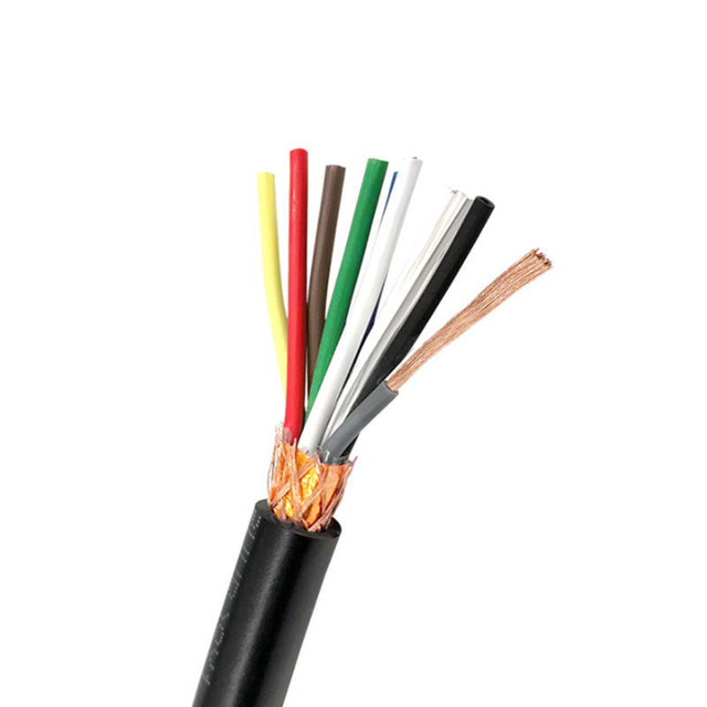 YILAN KVV/KVVP CE Certified Shielded Control Cable PVC Insulation/Jacket Copper Conductor for Industrial Automation Fixed Wiring