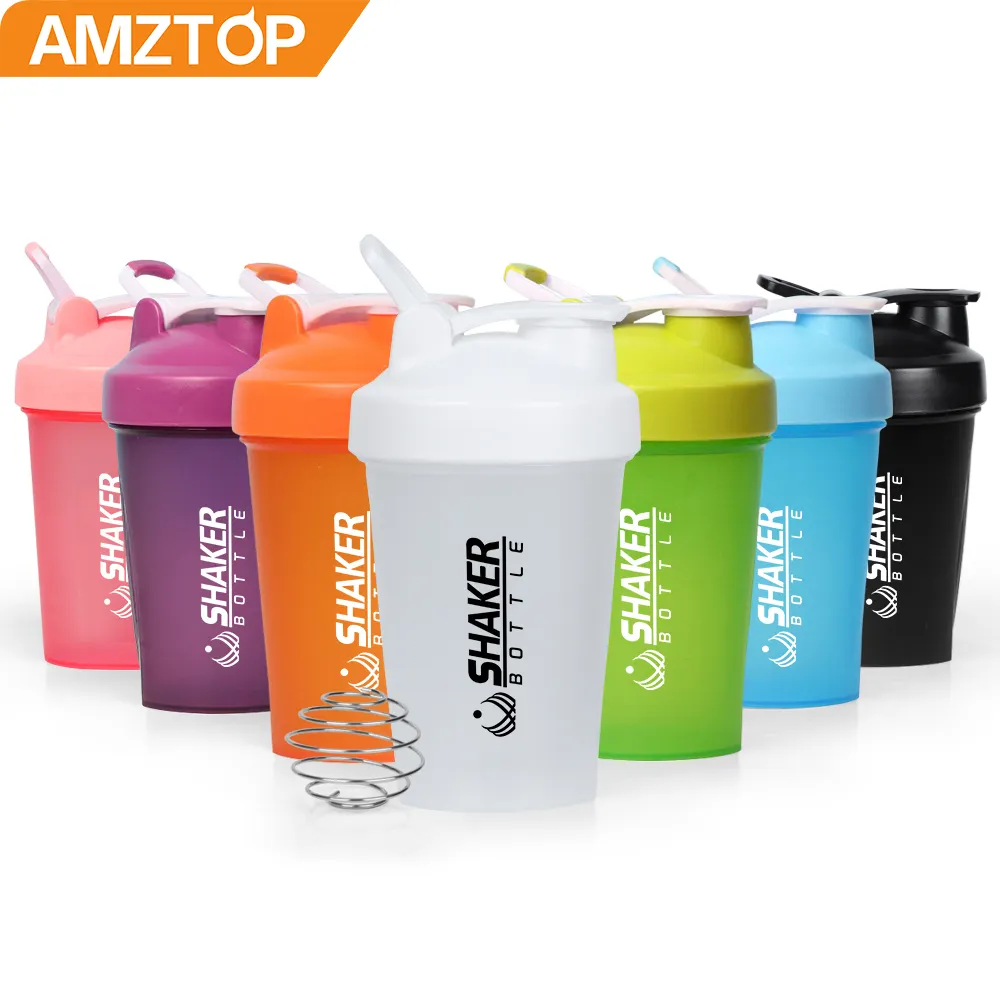 B30-0076 Hot Selling Products 2023 Amazon Wholesale 400ml Custom Logo Gym Plastic Protein Blender Cup