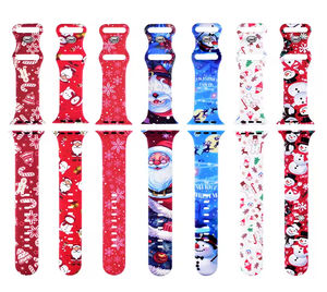 Correa Deportiva de Silicona Transpirable Compatible con Mujeres <span class=keywords><strong>y</strong></span> Hombres, Correa de Repuesto Suave e Impermeable para Relojes Serie 9 <span class=keywords><strong>8</strong></span> <span class=keywords><strong>7</strong></span> 6 - Product Image 5