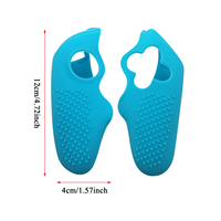 Coque en silicone pour manette NS Pro, design à poignée séparée, antidérapante, ajustement personnalisé, compatible avec la manette Nintendo Switch Pro