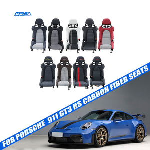 Sièges baquet en fibre de carbone inclinables personnalisables Universal RS Panamera Taycan pour Porsche GT3 911 - Product Image 2