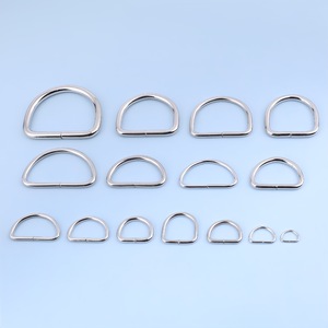 Metal D-<b>Ring</b> Buckle Various Sizes Durable Bag Hardware Accessory For DIY Luggage Straps - Product Image 2