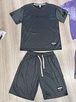 Lot de Stock – Ensemble 2 Pièces Homme : T-shirt Manches Courtes et Short – Tenue Décontractée d'Été – Vente en Gros et Fourniture en Vrac