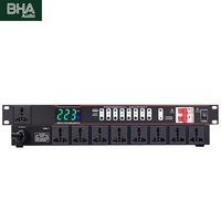 Contrôleur séquenceur 9 canaux BHA KQ9009, alimentation CA, multiprise à interrupteur indépendant / filtre, affichage de tension haute puissance, OEM