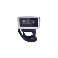 Inventario de almacén de fábrica, escáner de código de barras de código QR, interfaz inalámbrica USB y COM, producto en stock con lector de dedo anular