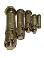 M6 M10 M12 acier au carbone grade 4.8 8.8 zingué galvanisé Heavy Duty Expansion Shield Anchor fix bolt for concrete