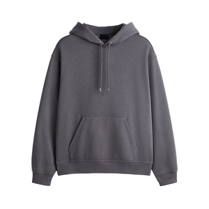 Sudadera con Capucha de Invierno para Hombre, Mezcla de Algodón y Poliéster, Tacto Suave, Impresión Digital, Color Sólido, Bolsillo, Personalizable, Transpirable - Product Image 1