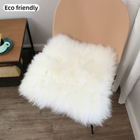 Coussin de luxe en laine naturelle véritable pour chaises de maison modernes