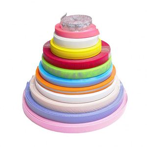 Sangle pour animaux de compagnie à bas prix pour collier et laisse de chien, facile à nettoyer, avec logo personnalisé, bande de bordure en PVC, sangle enduite imperméable - Product Image 1