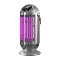 Lámpara Antimosquitos UV Portátil y Ecológica, Funciona con Batería, 4 Velocidades Ajustables, Trampa para Insectos de Pared o Escritorio, Repelente