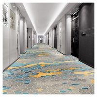 Tapis de luxe en nylon ignifuge tufté à la machine pour hôtels cinq étoiles et salles de banquet commerciales