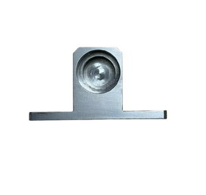 Pièces en acier inoxydable usinées par CNC, composants d'usinage CNC de précision, support en T avec contreboisage circulaire (pièce usinée) - Product Image 1