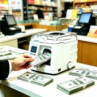 Ensacheuse de billets portable intelligente multi-tensions, démarrage à une touche, sangle réglable en 2 secondes, pression réglable par PLC, garantie 1 an, pour petites entreprises