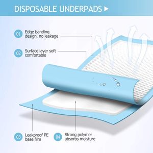 Drap de lit jetable imperméable en tissu non tissé pour soins d'incontinence - Product Image 5