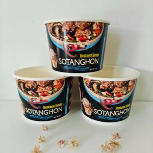 Tazones de Papel para Fideos de 17 oz con Tapas Selladas, Ecológicos, Envases Desechables para Comida Instantánea, Xiamen Top Review - Product Image 1