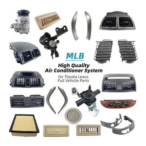 Ventilation AC avec horloge Panneau de ventilation avant Tableau de bord Sortie 5567002340 pour Toyota Corolla 2009-2013 - Product Image 6