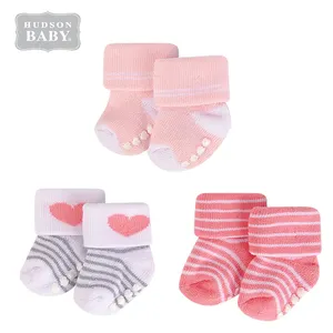 Wholesale Hudson Baby Socks Newborn Non-slip Baby Girl Socks Set