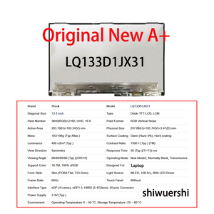 Panel Layar Lcd A+ 13.3 "Baru Asli 3840*2160 EDP 40Pin 60Hz LQ133D1JX31 B133ZAN02.1 LP133UD1 SPA1 B133ZAN02.A B133ZAN02.0 - Product Image 5