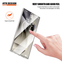 ATB HD Verre Trempé Ultra-mince 0.18mm Film De Téléphone Portable Anti Espion Protecteur D'écran pour Samsung S24 ultra S23 S22