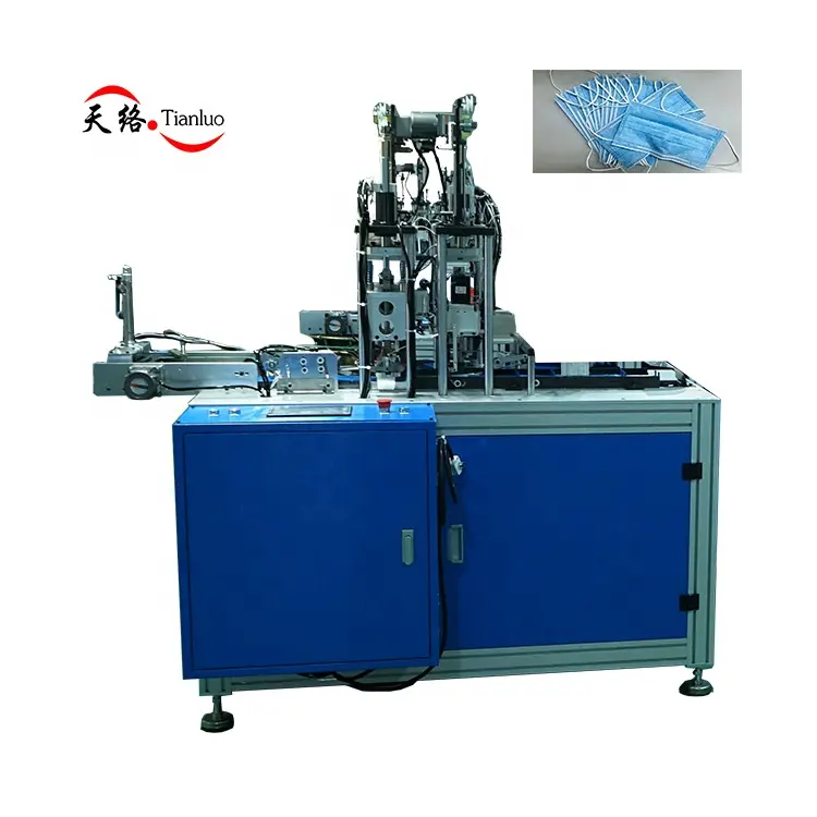 Tianluo-máquina automática de fabricación de mascarillas faciales, equipo de línea de producción de soldadura por puntos con bucle de oreja ultrasónico, maquinaria de productos