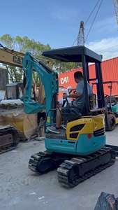 Excavadora de orugas pequeña de primera marca U-15, peso operativo de 1.5-5 toneladas, envío gratis, incluye motor, bomba, caja de cambios, PLC y cucharón. - Product Image 2