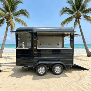 Compact Horse <b>Box</b> With Display Counter Serving Window For Quick Service And Pop Up Events Street Food Cart - Product Image 2