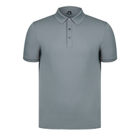 Vente en gros de polos T-shirt à col polo en polyester simple avec logo personnalisé Vêtements de golf à coupe sèche Chemise polo avec logo personnalisé