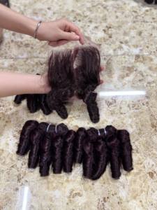 Cabello Humano Vietnamita de Primera Calidad, 100% Virgen, Cutícula Alineada, Cabello Remy Natural Liso para Exportación al por Mayor - Product Image 4