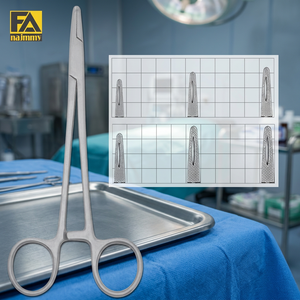 Porte-aiguilles MAYO HEGAR (dentelé-rainuré) Tailles personnalisées Porte-aiguille droit chirurgical en acier inoxydable Pinces à usage unique - Product Image 3