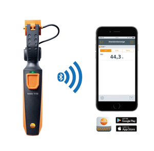 Thermomètre à pince Testo 115 I commandé via smartphone - Product Image 6