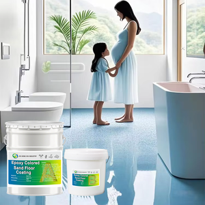 Color Sand <strong>Epoxy</strong> <strong>Floor</strong> <strong>Coating</strong> Colorful Sand Flooring Stone Paint Marble Effect <strong>Floor</strong> Paint Recina Epoxica Para Piso - Product Image 1