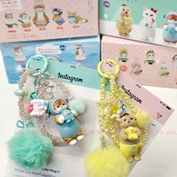 Llaveros Metálicos Personalizados Hechos a Mano de Sanrio, Lindos Accesorios de Peluche para Teléfono Móvil, Varios Colores, Venta al Por Mayor