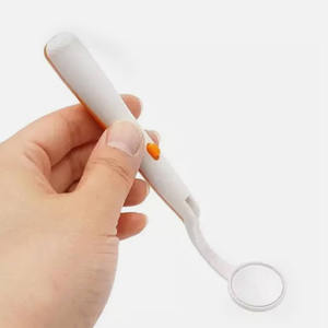 SJ <span class=keywords><strong>Dental</strong></span> ha condotto la luce della bocca dello specchio con la maniglia di plastica di consumo dentale di fonte di energia manuale - Product Image 3
